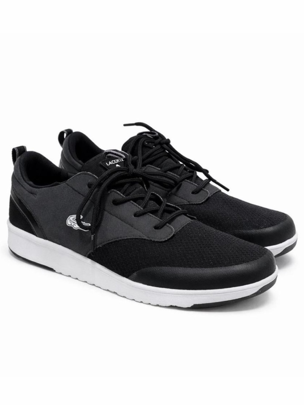 Lacoste Light 2.0 HTB Sneakers Black White 9.5 NIB